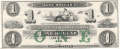United States Of America The New England Commercial Bank 1 Dollar, 18 - - 